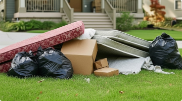 Residential junk removal service