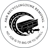 A&N Junk Removal Junk Removal logo featuring a shovel clearing junk.