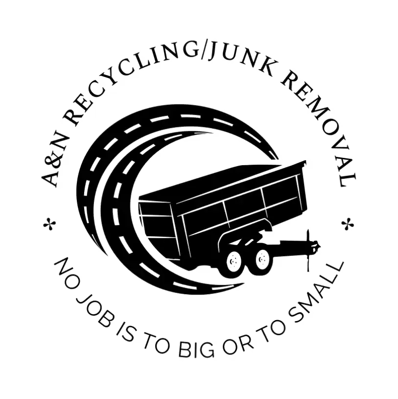 A&N Junk Removal Junk Removal logo featuring a shovel clearing junk.