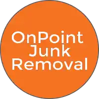 OnPoint Junk Removal Junk Removal logo featuring a shovel clearing junk.