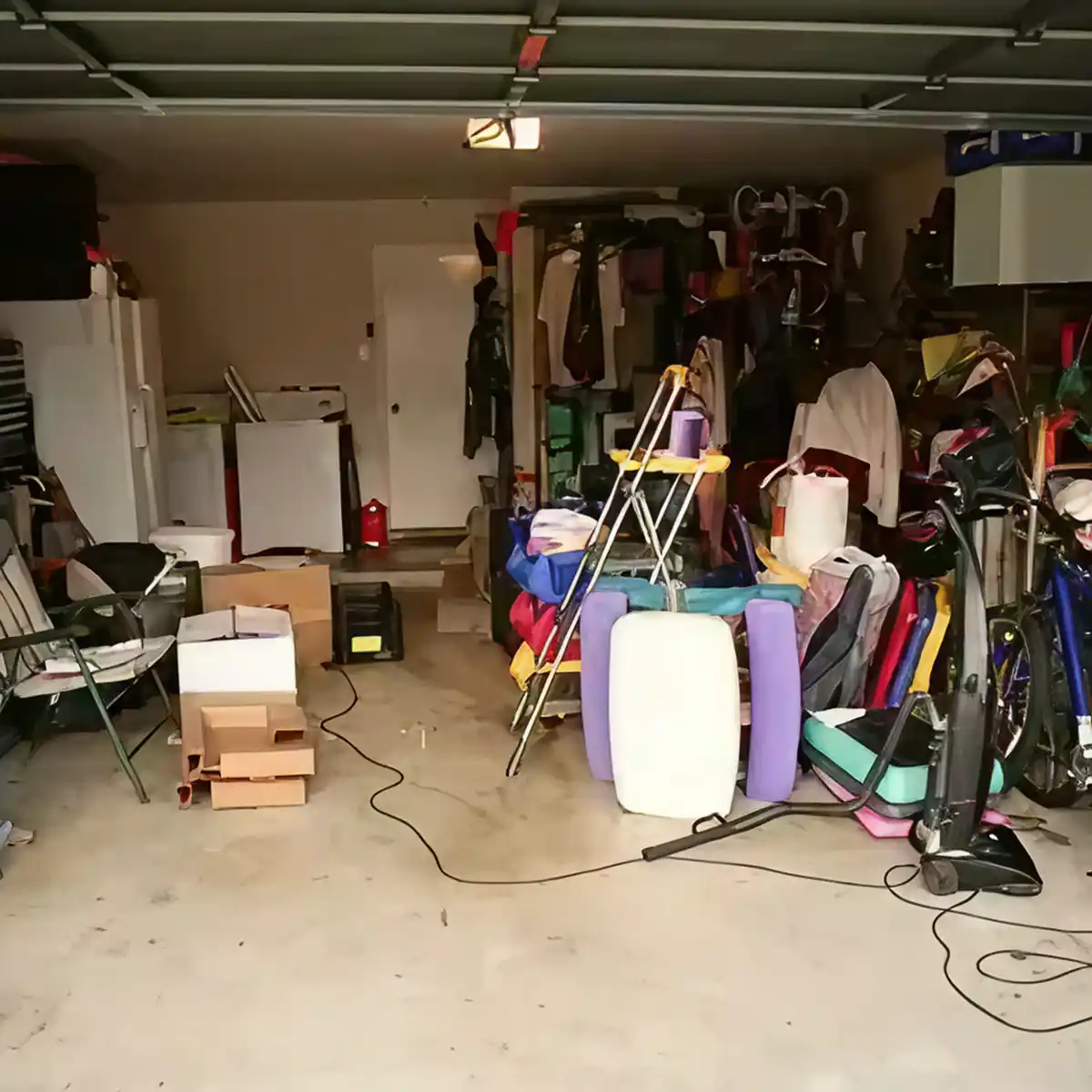 Garage cleanout service by Waste No Time in Greater Boston, MA.