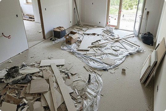 Construction waste removal service